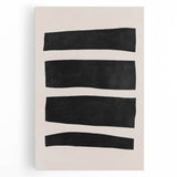 Mid Century Modern Art | Minimalist Geometric Stripe Wall Decor