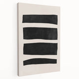 Mid Century Modern Art | Minimalist Geometric Stripe Wall Decor