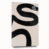 Mid Century Modern Art | Bold Abstract Minimalist Line Wall Decor