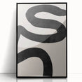 Mid Century Modern Art | Bold Abstract Minimalist Line Wall Decor