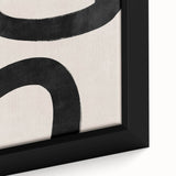 Mid Century Modern Art | Bold Abstract Minimalist Line Wall Decor