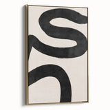 Mid Century Modern Art | Bold Abstract Minimalist Line Wall Decor