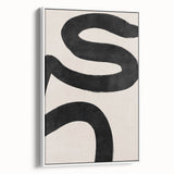 Mid Century Modern Art | Bold Abstract Minimalist Line Wall Decor