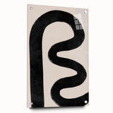 Mid Century Modern Art | Bold Abstract Minimalist Line Wall Decor