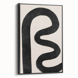 Mid Century Modern Art | Bold Abstract Minimalist Line Wall Decor