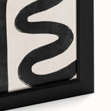 Mid Century Modern Art | Bold Abstract Minimalist Line Wall Decor