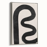 Mid Century Modern Art | Bold Abstract Minimalist Line Wall Decor