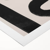 Mid Century Modern Art | Bold Abstract Minimalist Line Wall Decor