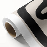 Mid Century Modern Art | Bold Abstract Minimalist Line Wall Decor