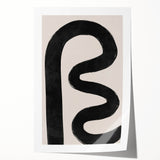 Mid Century Modern Art | Bold Abstract Minimalist Line Wall Decor