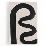 Mid Century Modern Art | Bold Abstract Minimalist Line Wall Decor