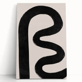 Mid Century Modern Art | Bold Abstract Minimalist Line Wall Decor