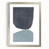 Mid Century Modern Art - Retro Minimalist Abstract Wall Decor - Geometric