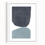 Mid Century Modern Art - Retro Minimalist Abstract Wall Decor - Geometric