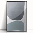 Mid Century Modern Art - Retro Minimalist Abstract Wall Decor - Geometric