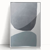 Mid Century Modern Art - Retro Minimalist Abstract Wall Decor - Geometric
