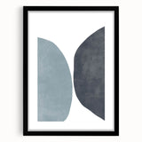 Mid Century Modern Art | Minimalist Geometric Wall Decor in Muted Tones