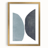 Mid Century Modern Art | Minimalist Geometric Wall Decor in Muted Tones