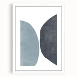 Mid Century Modern Art | Minimalist Geometric Wall Decor in Muted Tones