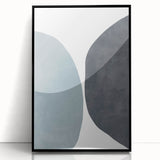 Mid Century Modern Art | Minimalist Geometric Wall Decor in Muted Tones