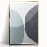 Mid Century Modern Art | Minimalist Geometric Wall Decor in Muted Tones