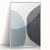 Mid Century Modern Art | Minimalist Geometric Wall Decor in Muted Tones