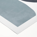 Mid Century Modern Art | Minimalist Geometric Wall Decor in Muted Tones