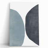 Mid Century Modern Art | Minimalist Geometric Wall Decor in Muted Tones