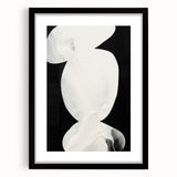 Abstract Minimalist Wall Art – Modern Clean Line Artwork in Black and White