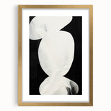 Abstract Minimalist Wall Art – Modern Clean Line Artwork in Black and White