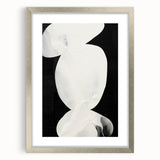 Abstract Minimalist Wall Art – Modern Clean Line Artwork in Black and White