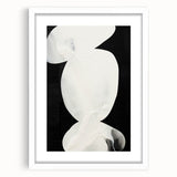 Abstract Minimalist Wall Art – Modern Clean Line Artwork in Black and White