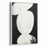 Abstract Minimalist Wall Art – Modern Clean Line Artwork in Black and White