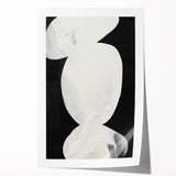 Abstract Minimalist Wall Art – Modern Clean Line Artwork in Black and White