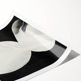 Abstract Minimalist Wall Art – Modern Clean Line Artwork in Black and White