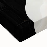 Abstract Minimalist Wall Art – Modern Clean Line Artwork in Black and White