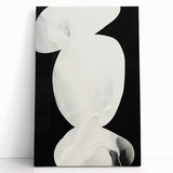 Abstract Minimalist Wall Art – Modern Clean Line Artwork in Black and White