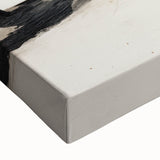 Minimalist Wall Art – Modern Abstract Black and White Circle Artwork