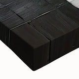 Modern Minimalist Wall Art – Geometric Black and Silver Abstract Design