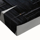 Minimalist Black Abstract Wall Art – Modern Curved Line Design