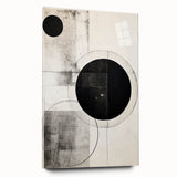 Minimalist Geometric Wall Art – Modern Black and White Abstract Design