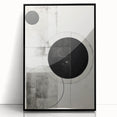 Minimalist Geometric Wall Art – Modern Black and White Abstract Design
