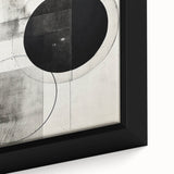 Minimalist Geometric Wall Art – Modern Black and White Abstract Design