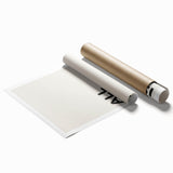 Minimalist Typography Wall Art: "All Is Art" Bold Modern Print