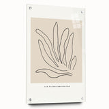 Minimalist Botanical Line Art: "Les Fleurs Abstraites" Modern Flower Print
