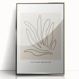 Minimalist Botanical Line Art: "Les Fleurs Abstraites" Modern Flower Print