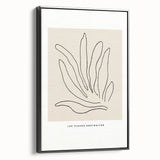 Minimalist Botanical Line Art: "Les Fleurs Abstraites" Modern Flower Print