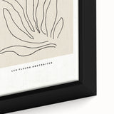Minimalist Botanical Line Art: "Les Fleurs Abstraites" Modern Flower Print