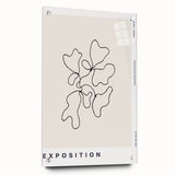 Minimalist Abstract Line Art: "Exposition" Modern Art Print