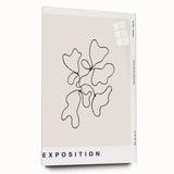 Minimalist Abstract Line Art: "Exposition" Modern Art Print